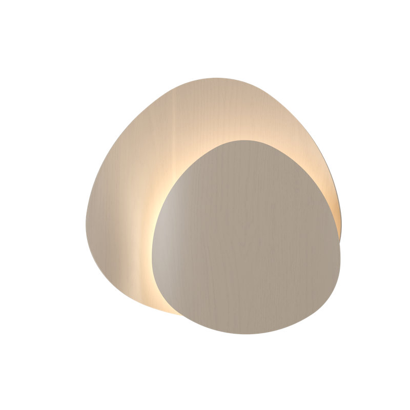 Leaf 1 - Light Flush Mounted Sconce, Organic Cappuccino