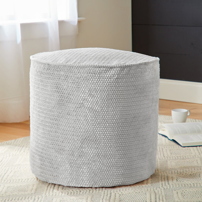 Repose-pieds rembourré Camreigh Engrid, Colombe 100% polyester Sutherland