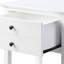 Table d'appoint avec 1 tiroir et tablette inférieure-1304306180