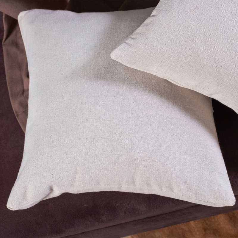 Kaydey White Throw Cushion Cover
