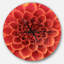 Grande fleur et pétales - Horloge murale moderne-34157444-34140785