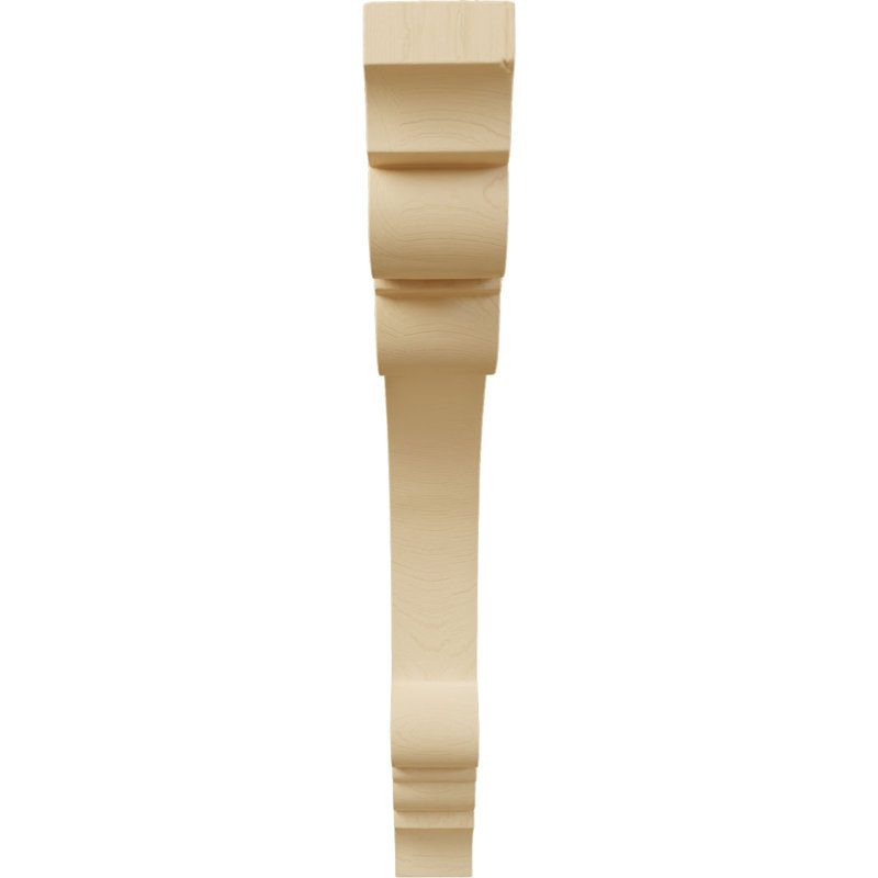 Corbeau Ellis Wood, Érable, H 12 po x l 1,5 po x P 10 po