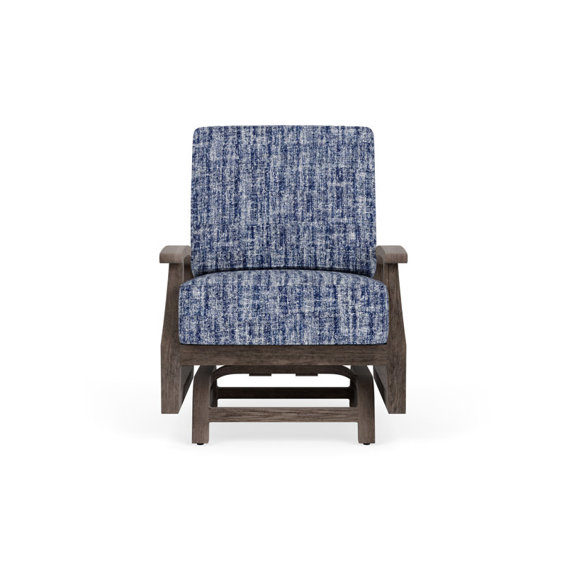 Frontier Outdoor Rocker Chair, Visions Cobalt, Charcoal