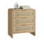 Table de chevet 3 tiroirs Rattan-937005643