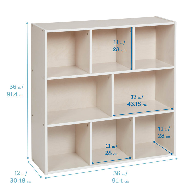 Armoire de rangement ECR4Kids Streamline, Blanc délavé