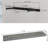 Slate Grey Engineered Wood & Iron Wall Shelf-1900798840