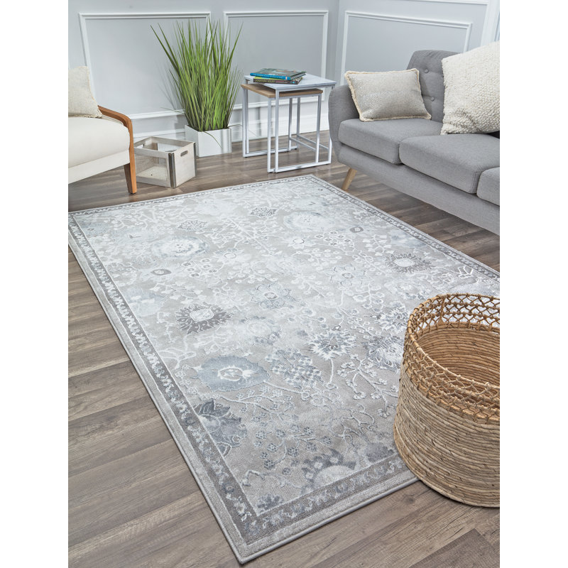 Tapis texturé Elliana, Rectangle 5 pi x 7 pi