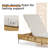 Outdoor Wicker Chaise Lounge With Cushions(Set Of 2)
