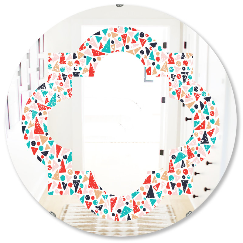 Miroir mural sans cadre Quatrefoil, H 31,5 po x l po