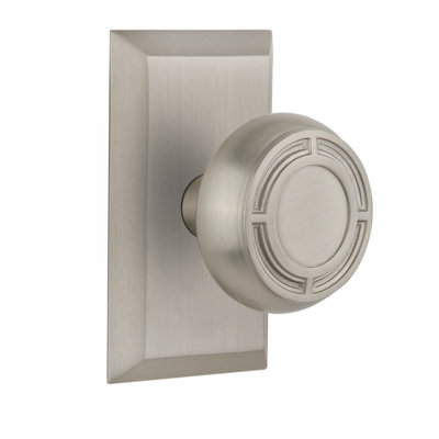 Plaque Studio avec bouton de porte Mission