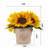 Faux Silk Sunflower Arrangement in Pot