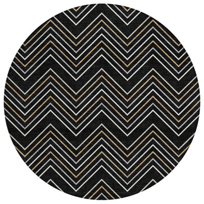 Machine Washable Indoor/Outdoor Jozwiak ACN2391 Geometric Rug