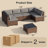 Wicker 6 - Person Modular Patio Conversation Sets with Cushions-1988649139-1961853989