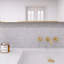 Porcetile 12.41 in. x 11.46 in. Penny Matte Porcelain Mosaic Wall and Floor Tile