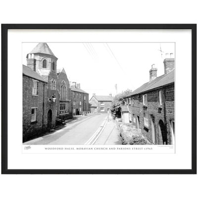 Woodford Halse, Moravian Church And Parsons Street C1965 - Single Picture Frame Print