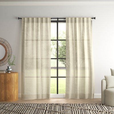 Solano Semi Sheer Linen Curtain