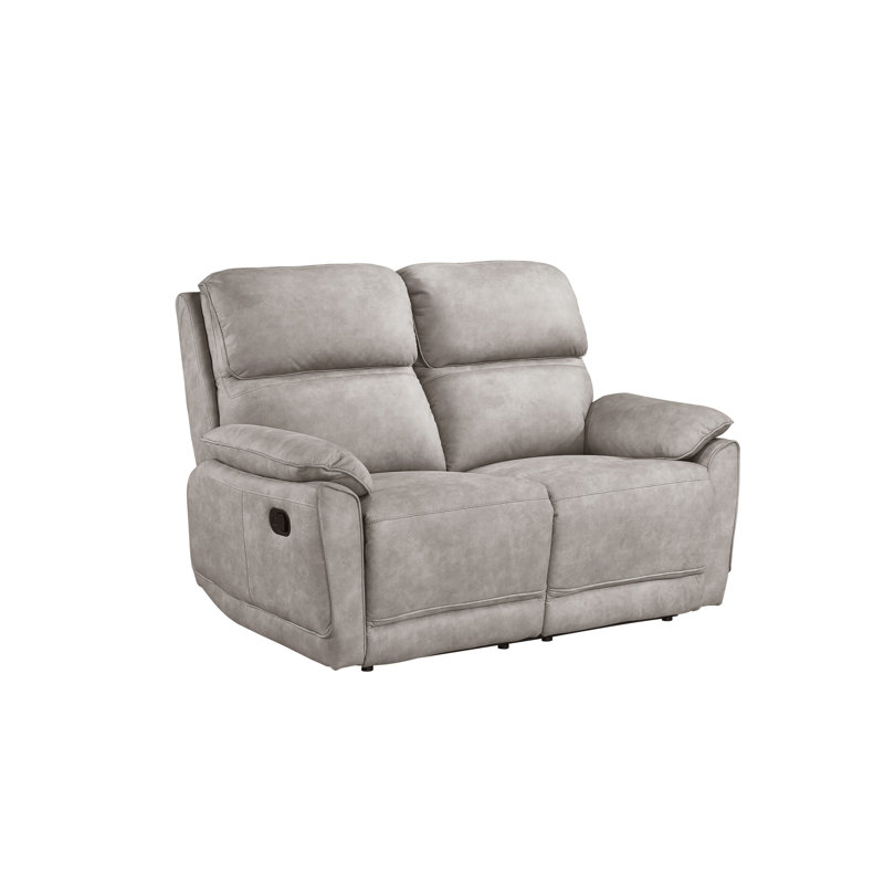 Causeuse inclinable double, taupe, L 57,75 po
