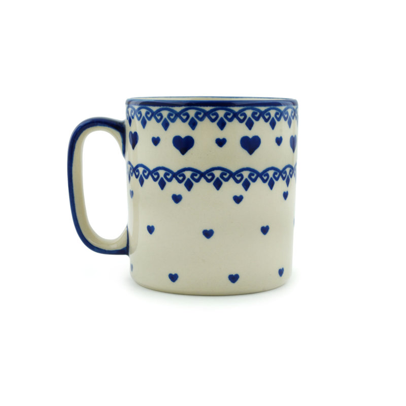 Tasse à café polonaise, Valentin bleu, 1