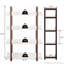 Multifuction Bookcase with Solid Wood Frame-111783007