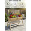 Lit de jardin surélevé avec treillis d'escalade-741920431