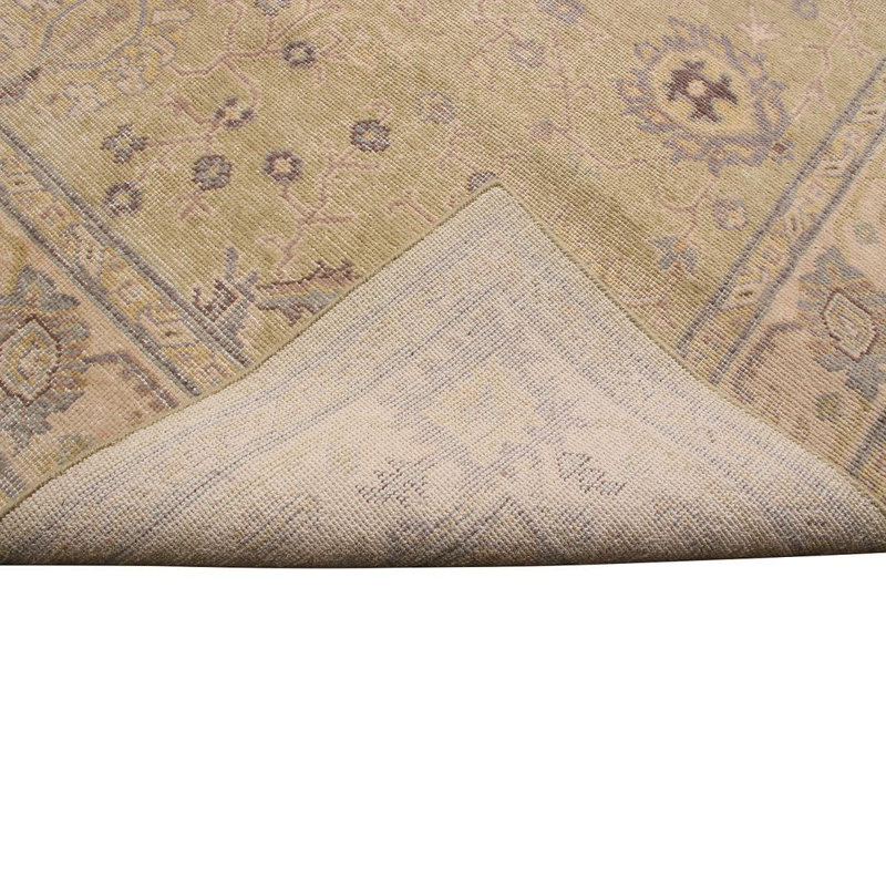 Distressed Homage Hand Knotted Wool Oriental Area Rug, Rectangle 9' x 12'
