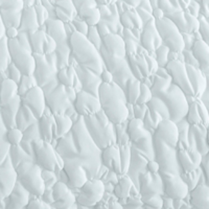 White Full/Queen Microfiber Floral Comforter Set