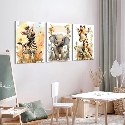 3 Piece Wrapped Canvas Wall Art