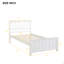 Lit plateforme en bois-124917824