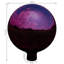 Globe terrestre extérieur en acier inoxydable à miroir 10 po Obrien - Merlot - ensemble de 2-96861845-31009692