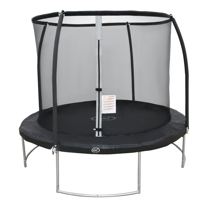 8' Backyard: In-Ground with Safety Enclosure, Black