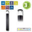 Padulsky Black Integrated LED Aluminium Pathway Light-37346577