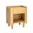 Helga Solid Wood Nightstand with 1 Drawer and Open Shelf Storage-170504047