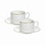 Alligator White Bone China Teacup