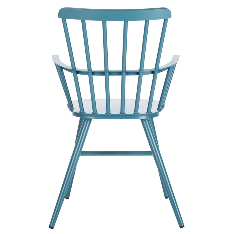 Clifton Outdoor Dining Side Chair, Matte Navy Blue