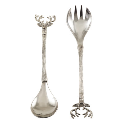 Dooling Stainless Steel Salad Servers