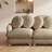 Chenille Deep Seat Sofa with Modular Flexibility
