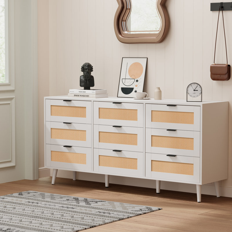 Commode 9 tiroirs Vanatta