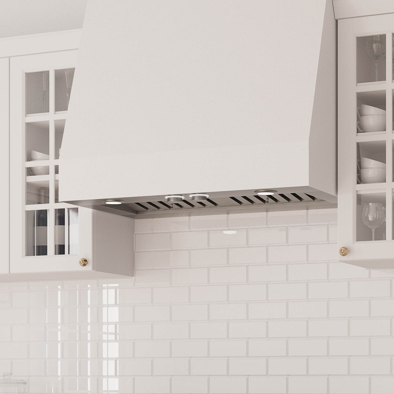 380 - 1,200 CFM 48 Inch Wide Range Hood Insert with an 18 Inch Depth