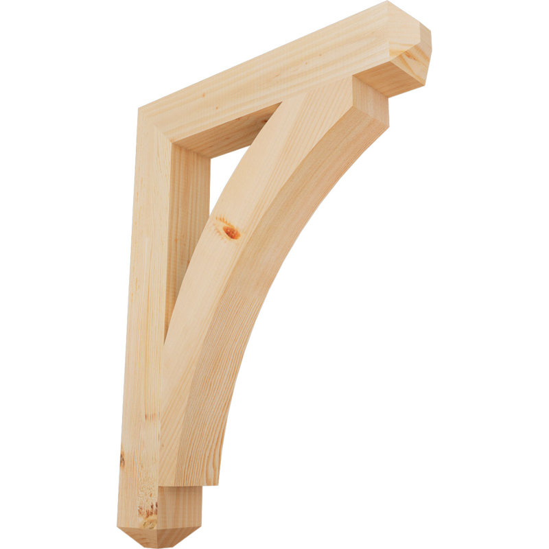 Support l 3 1/2 po x P 24 po x H 32 po Thorton Craftsman, Douglas (lisse), H 32 po x l 4 po x P 24 po