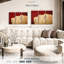 «Vintage Aces Poker», 3 pièces sur toile-98563074