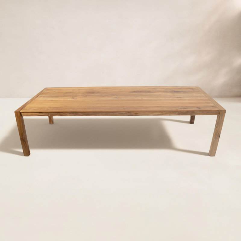 Venice Outdoor Teak Dining Table, 38" W x 102" L x 29" H