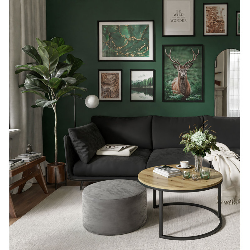 Haegen Frame Coffee Table, Artisan Oak