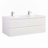 Deuntay 70.00'' Double Bathroom Vanity with Resin Top