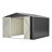 Outdoor Storage Shed 10X10 FT-121324705-121324708