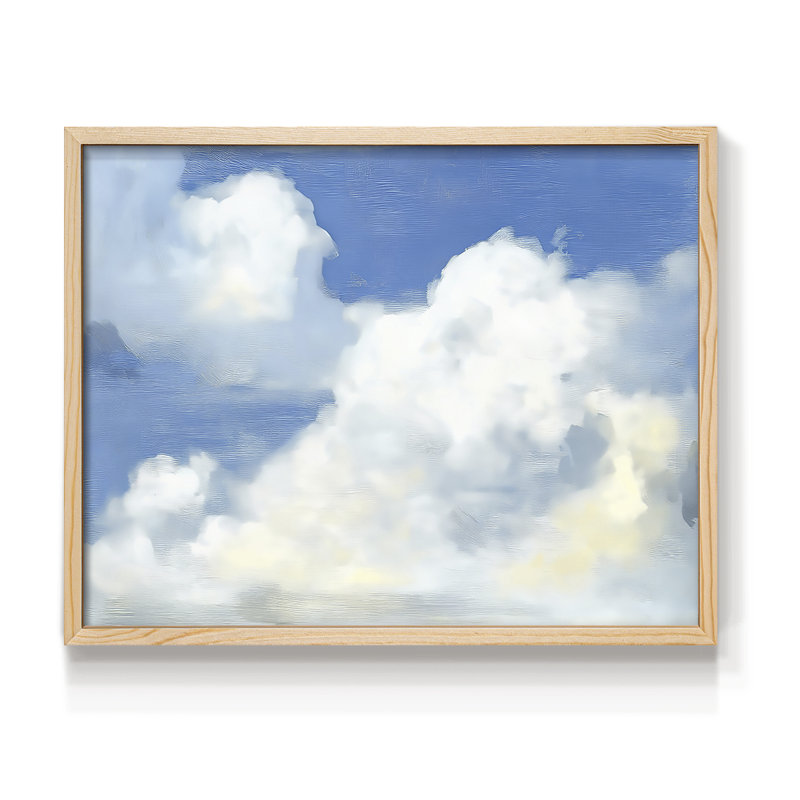 Paysage, série III, reproduction encadrée, Naturel, H 22 po x l 28 po