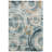 Bellicent  Abstract Geometric Blue Area Rug-1171820628