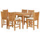 Leahny 55'' Rectangular 6 - Person Outdoor Dining Set with Cushions