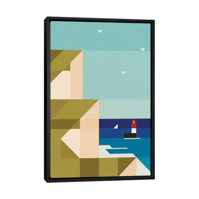 «Sea Cliff» par Antony Squizzato, reproduction sur toile tendue