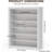 Sunglasses Organizer Storage Wall Mounted, White
