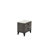 NIGHTSTAND in Dark Gray Oak (Rustic Accents)
